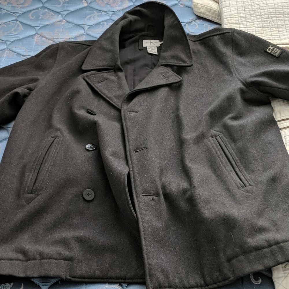Calvin Klein Pea Coat - Picture 1 of 4